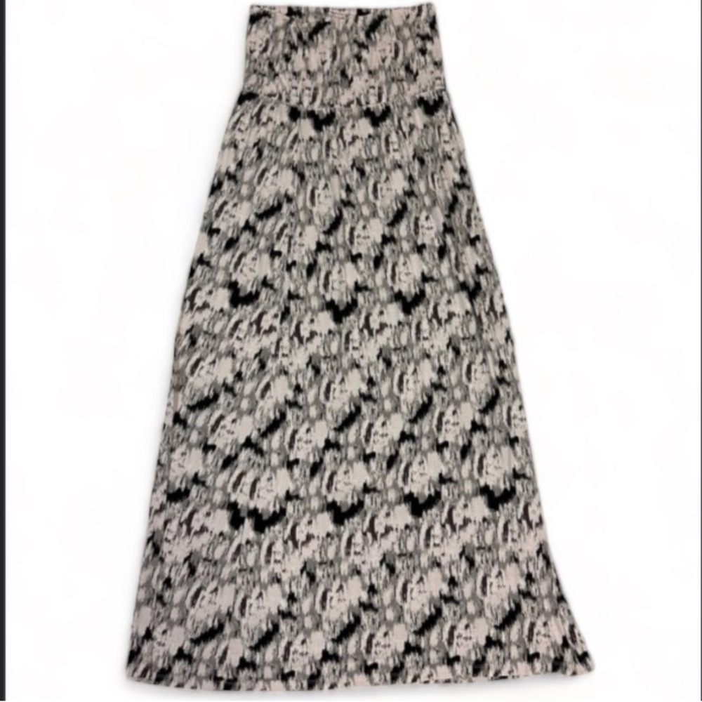 Cynthia Rowley Long Maxi Skirt That Can Be Folded At Waist Ladies Size L GUC